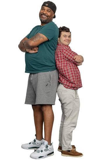 target-direct-support-professional-stands-with-target-participant-back-to-back