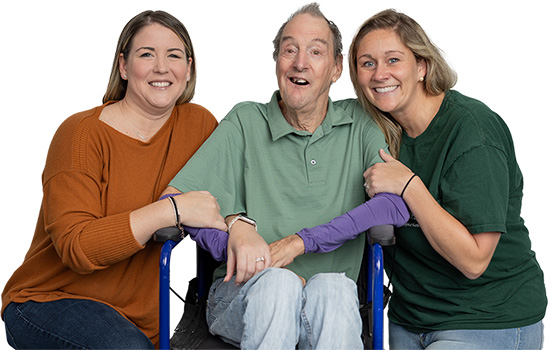 target-employees-hug-a-target-participant-one-of-the-oldest-in-the-organization