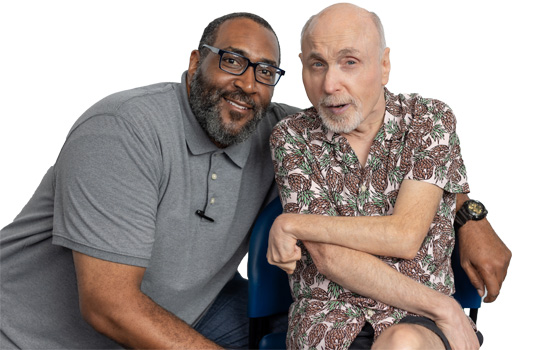 target-participant-and-employee-pose-for-pictures
